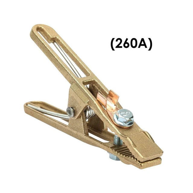 EARTH GROUND CABLE Clip Welding Manual Welder Electrode Clamp 260A/500A
