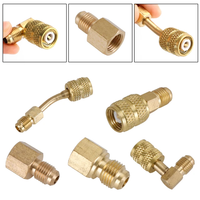 FOR MINI SPLIT System HVAC R410a Adapter Refrigerant Tank VacuumPump