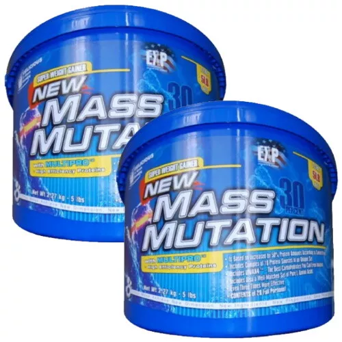 New MASS MUTATION 4540g / 4,54kg Whey Protein Carbs Gainer Masseaufbau Megabol