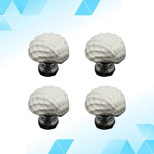 4 Pcs Shell Cabinet Handles Beach Decoration Cabinet Drawer Pulls Kitchen Door