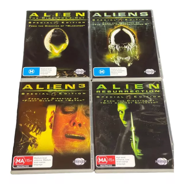 Alien Quadrilogy (Box Set, DVD, 1979) Free Postage 3