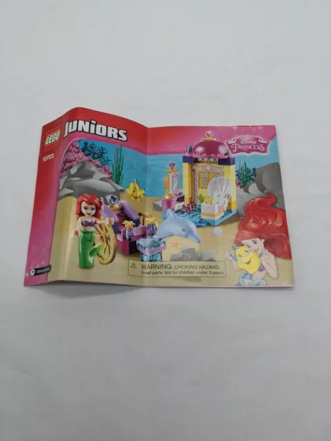 Lego Juniors Ariels Dolphin Carriage Instruction Manual Only 10723