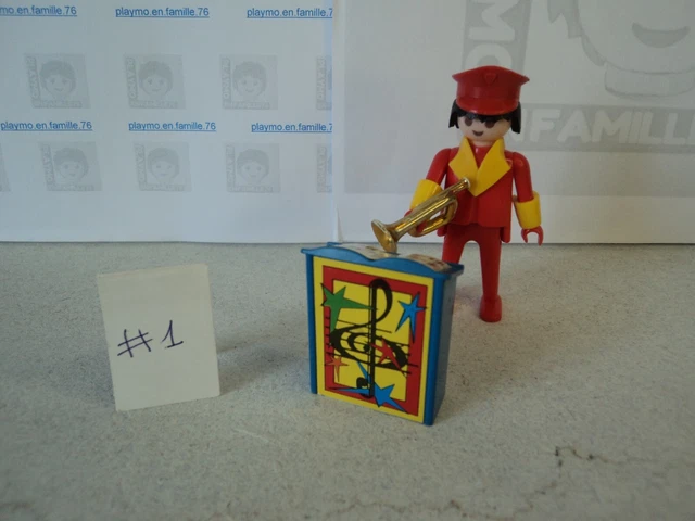 PLAYMOBIL Vintage 3553 – Orchestre De Cirque – Set Complet 1982 – Boîte – Occasion