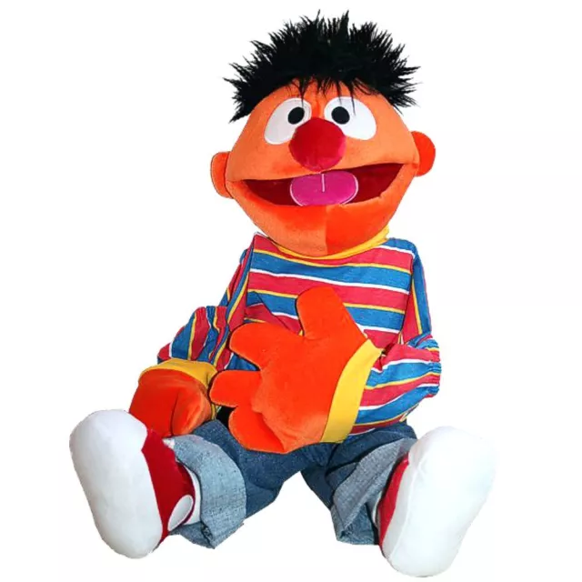 Ernie | Handpuppe | Sesamstrasse | 50 cm | Plüsch Figur | Kuscheltier