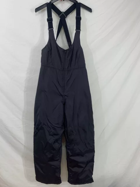 CHOKO sz. LARGE Black Insulated RUGGED Snow Ski Snowboard BIBS OVERALLS PANTS