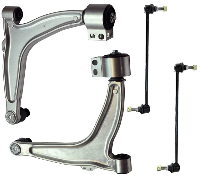 Anteriore Inferiore Sx&dx Bracci di Controllo+Spazzole+Giunti Sferici Kit Per