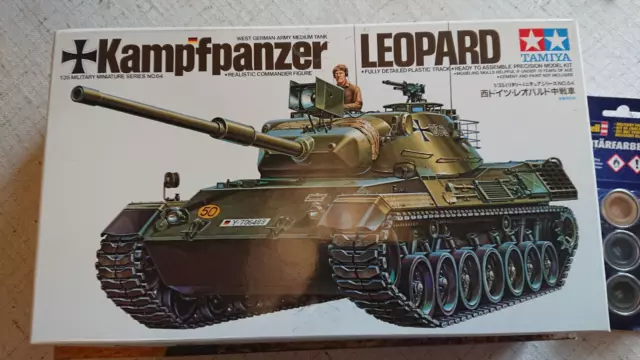 Modellbausatz Tamiya Leopard 1 + Leopard 2 A6 Italeri 1:35