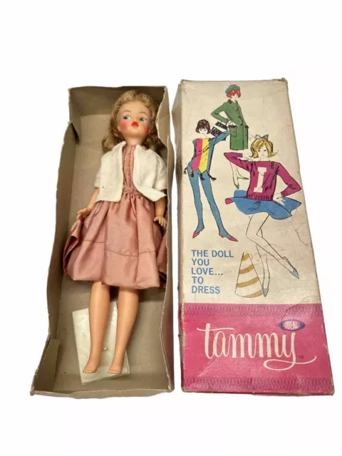 Ideal Vintage 1960's Blonde TAMMY w/ Box B50