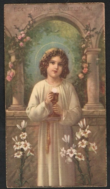 santino antico de Jesus Bambino image pieuse holy card estampa