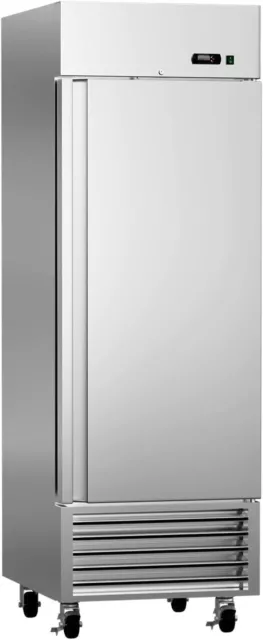 Commercial Reach In Freezer 27'' Solid Steel Stainless Door New For Restaurant