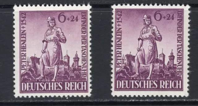 1942 Deutsches Reich 819 postfrisch gestempelt ungebraucht Marken zur Auswahl