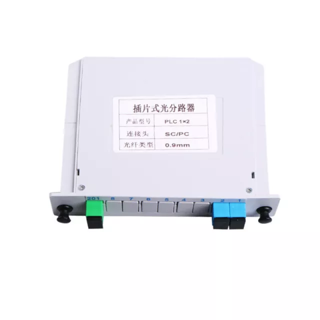 1:2 SC/UPC Card PLC Fiber Optical Splitter Card Inserting Splitter SC LGX Box