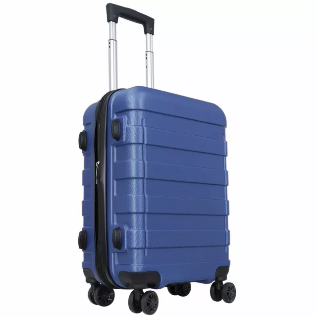21" Carry-on Luggage Hardside Expandable Suitcase Travel Bag with Spinner Wheels