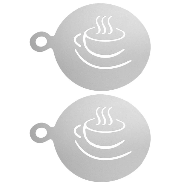 Lybunair Latte-Art Stifte Set | 3-teilig Edelstahl | Für Kaffee Dekoration
