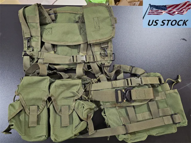 RUSSIAN SMERSH M1 Tactical Vest Chest Rig AT Green Set Tactical AK ...