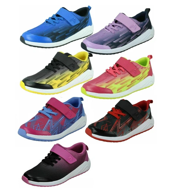 CLARKS Aeon Pace T Ragazzi/Ragazze Scarpe Ginnastica Bambini Misura 7- 9.5