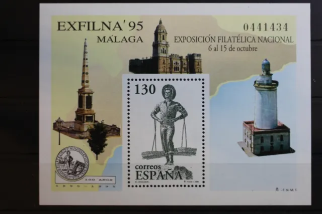 Spanien Block 60 mit 3245 postfrisch Briefmakenausstellung #RR461