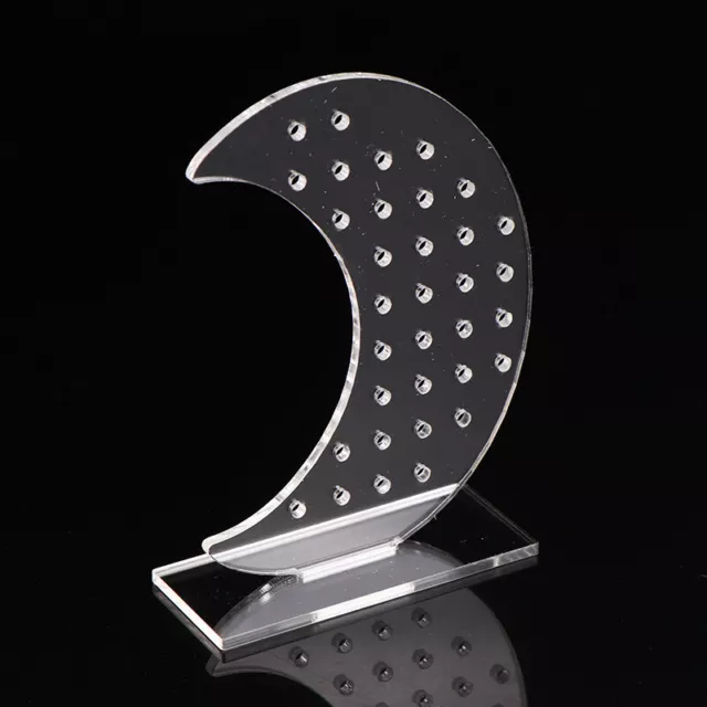 Earring Display Holder Rack Transparent Jewelry Showcase Organizer Stand