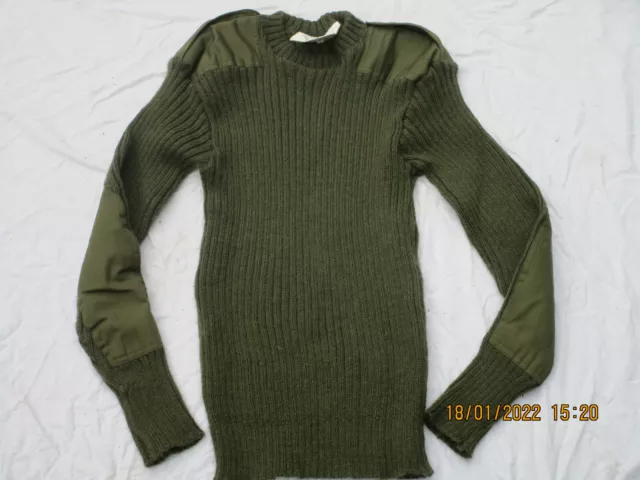 Englischer Pullover,Jersey Man´s Heavy, oliv, Gr.82cm,(XSmall) gebraucht