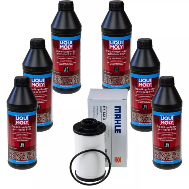 LIQUI MOLY DSG Getriebeöl 8100 6L Getriebeölfilter für VW Passat Variant 2.0