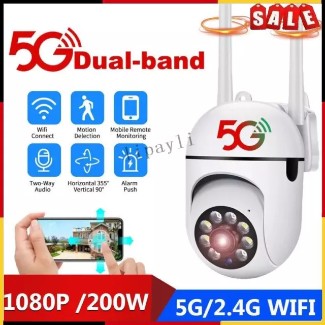 5G WIFI IP NETZWERK CAMERA Outdoor 1080P HD FUNK WLAN AUßEN ÜBERWACHUNGSKAMERA