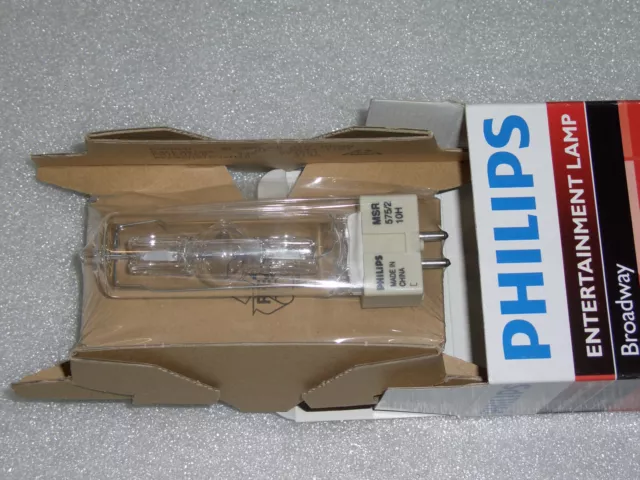 lampe a decharge METAL HALIDE MSR575/2 10H - PHILIPS BROADWAY - 7200K - NEUF