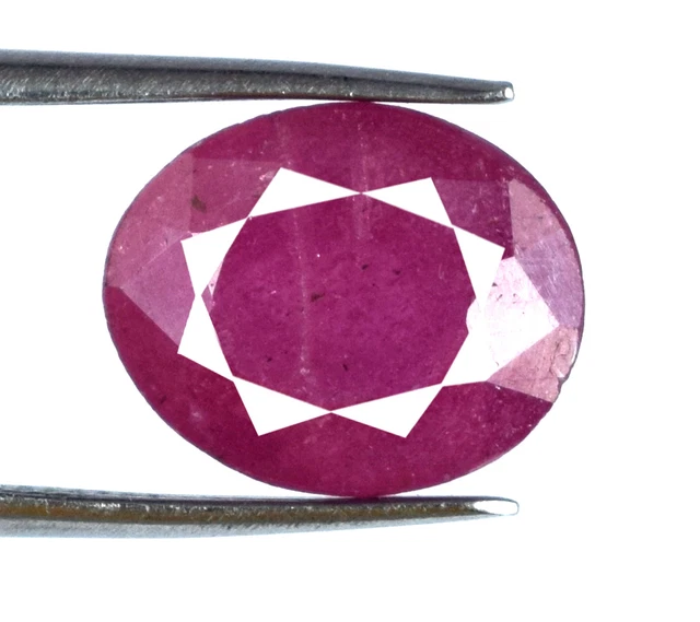 Rubis Rouge Pourpre De Madagascar – 28,62 Carats – Brut Non Chauffé – Spécimen Minéral