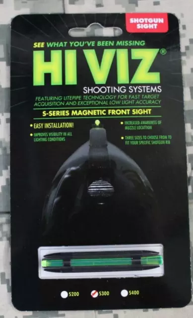 NEW Hi Viz S Series Magnetic Front Sight S300-G Litepipe Technology Made in USA!