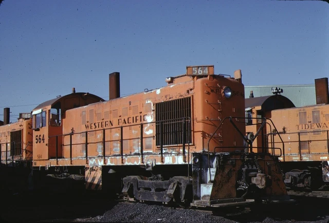 WP Western Pacific Alco S4 Kodachrome original Kodak Slide