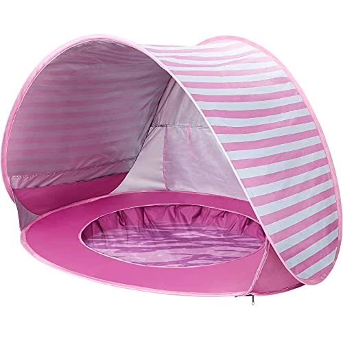 Baby Beach Tent Pop Up, Portable Beach Tent for Baby with Detachable UV