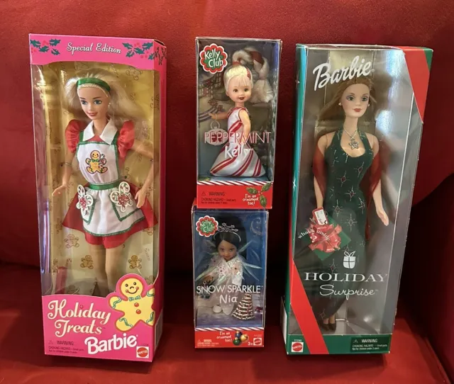 HOLIDAY TREATS BARBIE, Kelly Club Christmas & Holiday Surprise 27290 ...