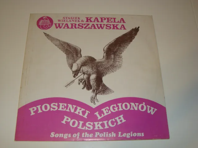 Stasiek Wielanek & Kapela Warszawska - Piosenki Legionow Polskich - Muza SX2787