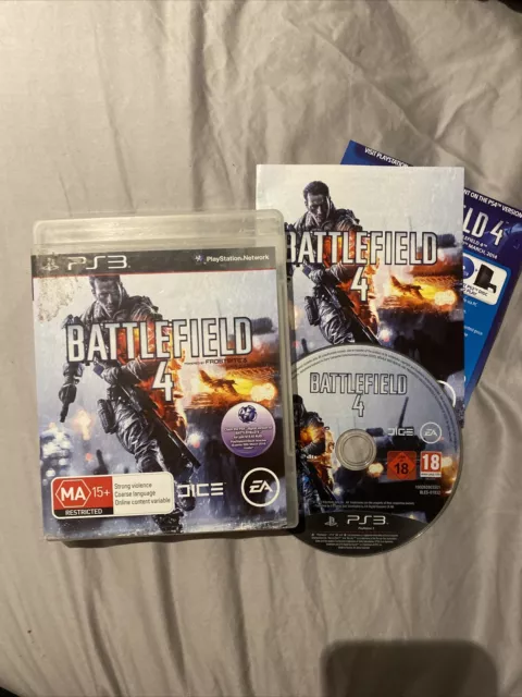 Battlefield 4 PLAYSTATION 3 (PS3) Game Excellent Condition Tested