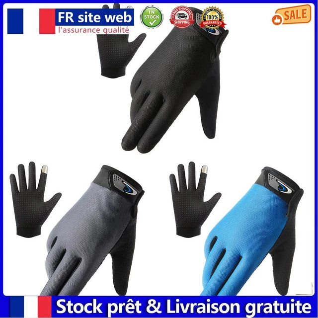 Adult Men Gloves Touch Screen Thin Mesh Sport Fishing Riding Cycling Hand Gloves