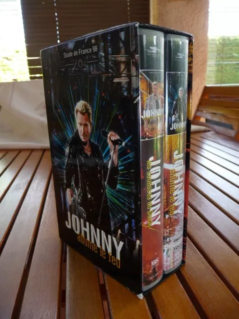 Coffret VHS "Johnny Hallyday" Stade de France 98