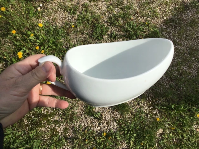 BOURDALOUE ANCIEN POT de chambre pour femme en porcelaine TBE EUR 34,90