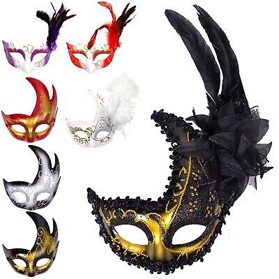 Deluxe Masquerade Halloween Fancy Dress Birthday Party Prom Ball Mask (Choose)