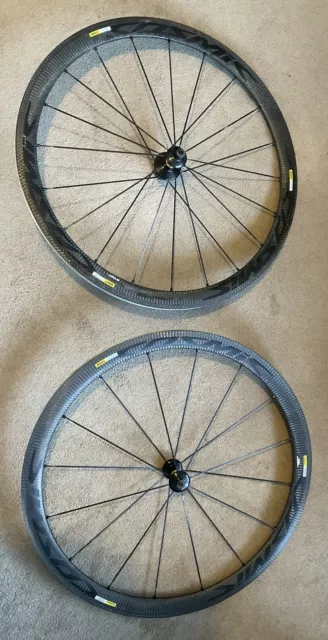 MAVIC CARBONE COSMIC Elite 40 Clincher Wheelset Rim Brake 375.00