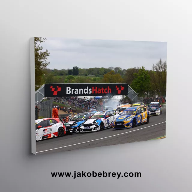 BTCC Stephen Jelley Brands Hatch Motor Sport Canvas V1 2023