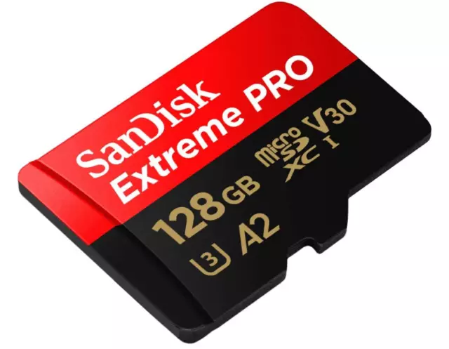 SanDisk 128GB Extreme PRO microSDXC Card + Adapter | 200MB/s | A2 App Performanc
