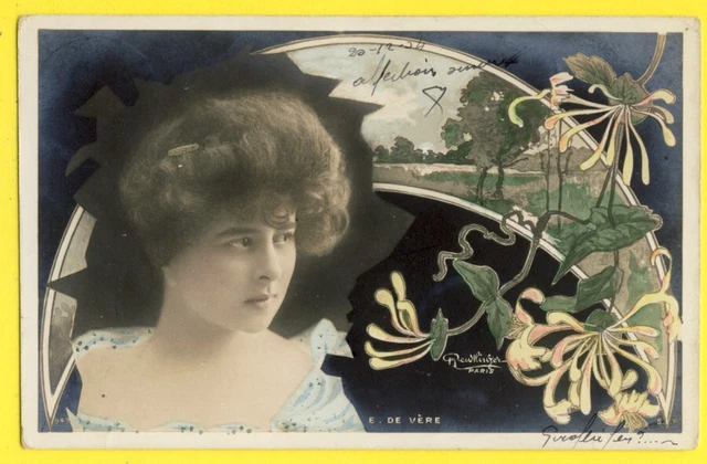 Superb CPA New Art REUTLINGER PARIS French Actress Elise de VÈRE