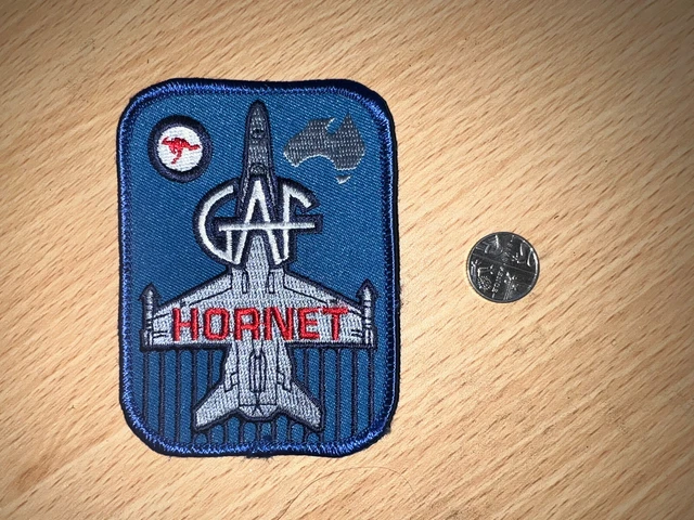 GAF ROYAL AUSTRALIAN Airforce Raaf F-18 Hornet Military Aviation Patch ...