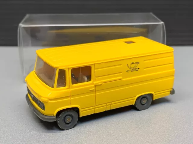 Mercedes Benz MB L 406 Post Bus Transporter Kasten Wagen gelb 27 Wiking H0 1:87