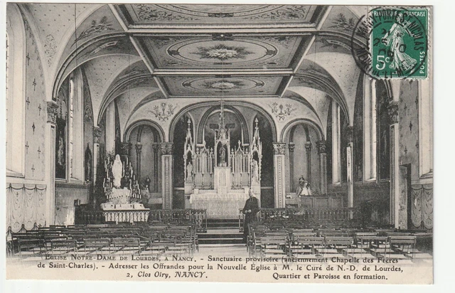 NANCY - Meurthe & Moselle - CPA 54 - Sanctuaire Prov.  Eglise N.D. de Lourdes
