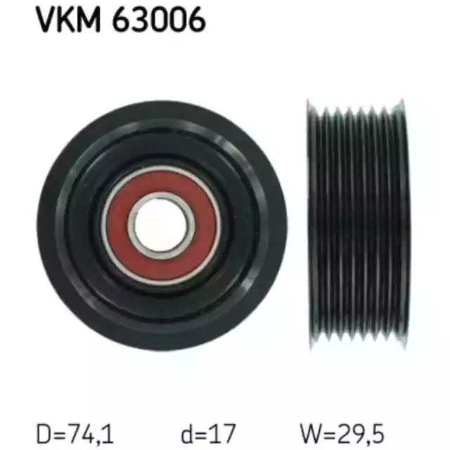 Umlenk-/Führungsrolle Keilrippenriemen SKF VKM 63006