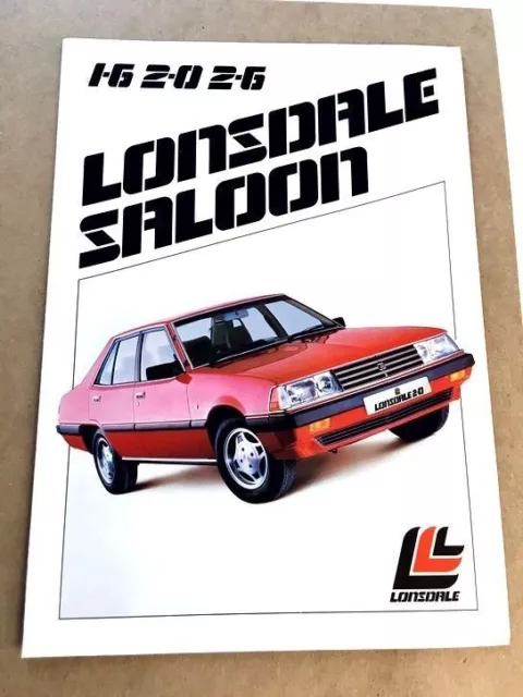 1983 1984 Lonsdale Mitsubishi Australia Original Car Sales Brochure Folder