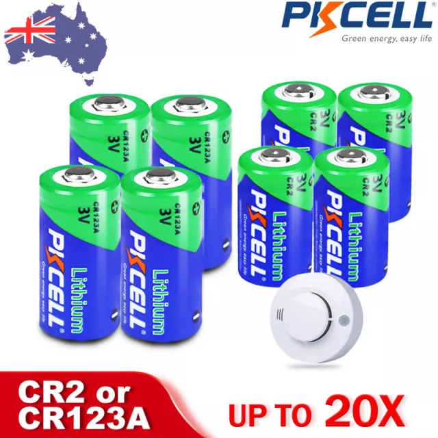 10-20X CR123A CR2 1500mAh 850mAh 3V Lithium Batteries Arlo Camera Calculator Toy