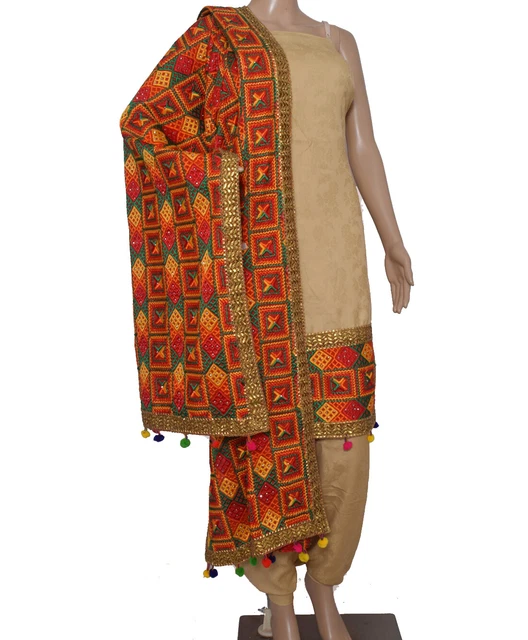Phulkari deals palazzo suits