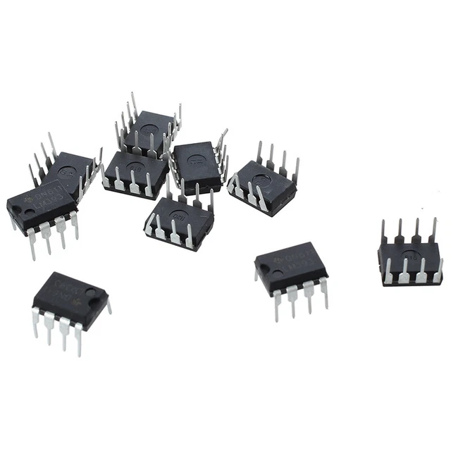 Lot De 10 Comparateurs De Tension LM311P En Boîtier DIP-8 - Circuit Intégré Pour Projets électroniques, Arduino, DIY