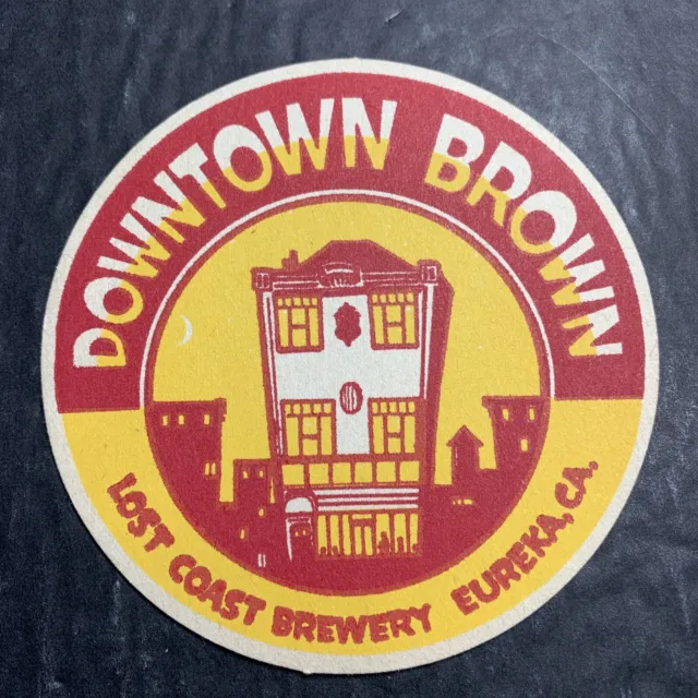 Downtown Brown Craft Beer Coaster Eureka California